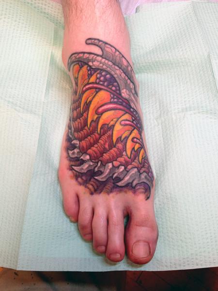 Tattoos - Peters Biomech Foot Tattoo - 93383